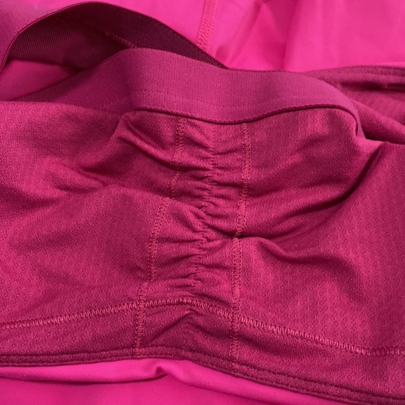 Lululemon Grey White Straps Color Block and Pink Build Bra Tank Size 12 - Picture 8 of 15